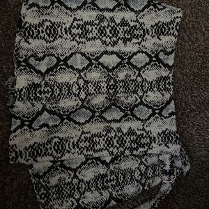 Snake print shorts